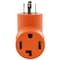Ac Works Plug Adapter, 14-30R, L14-30P, 14-30P, 0 ft., Orange ADL14301430 - alternate 5